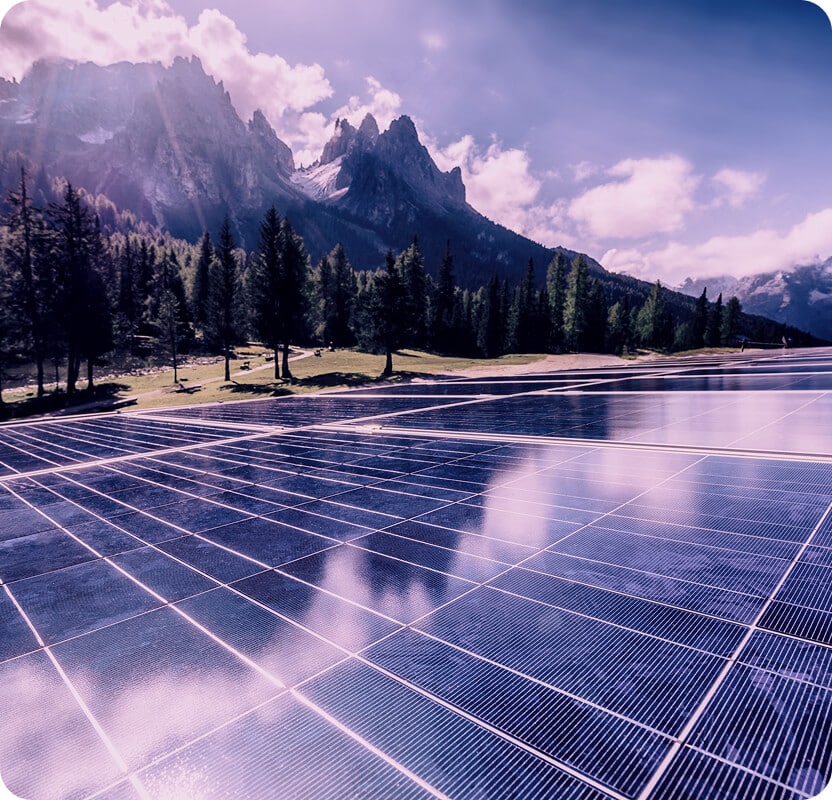 Solar installation panorama